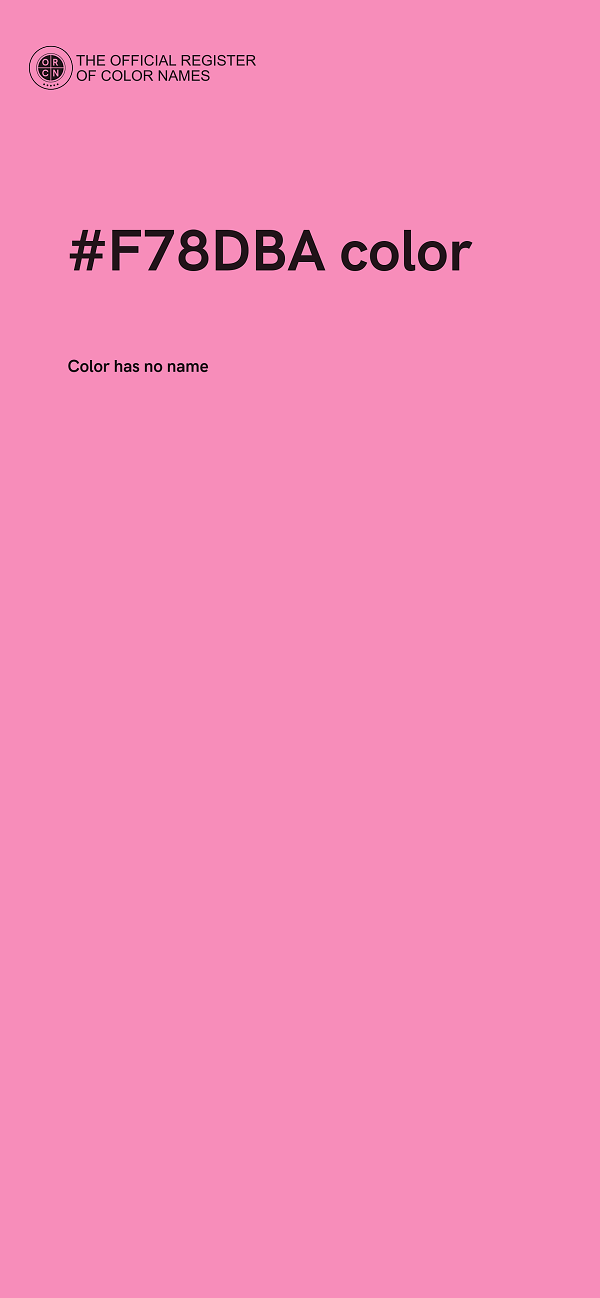 #F78DBA color image