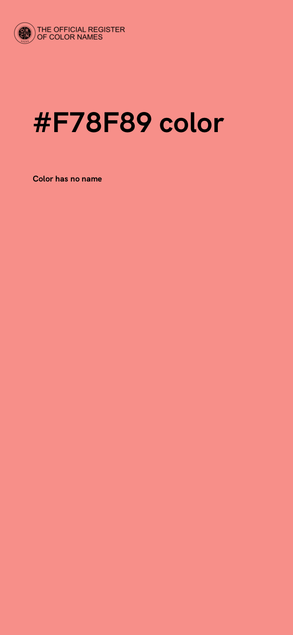 #F78F89 color image