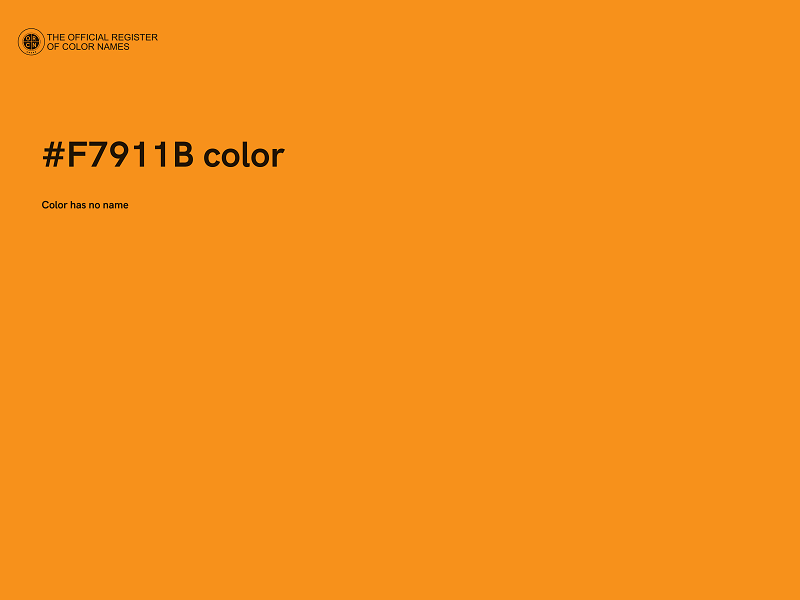 #F7911B color image