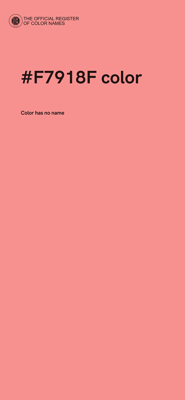 #F7918F color image