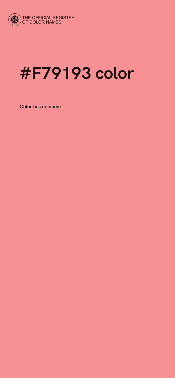 #F79193 color image