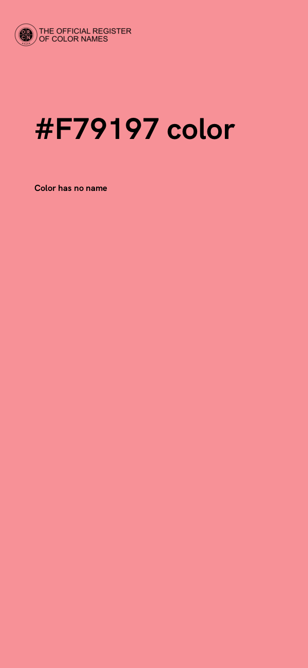 #F79197 color image