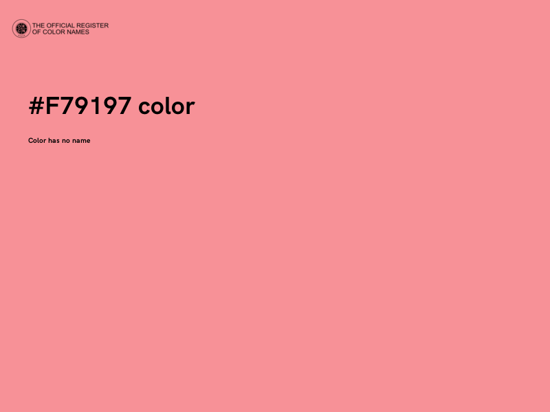 #F79197 color image