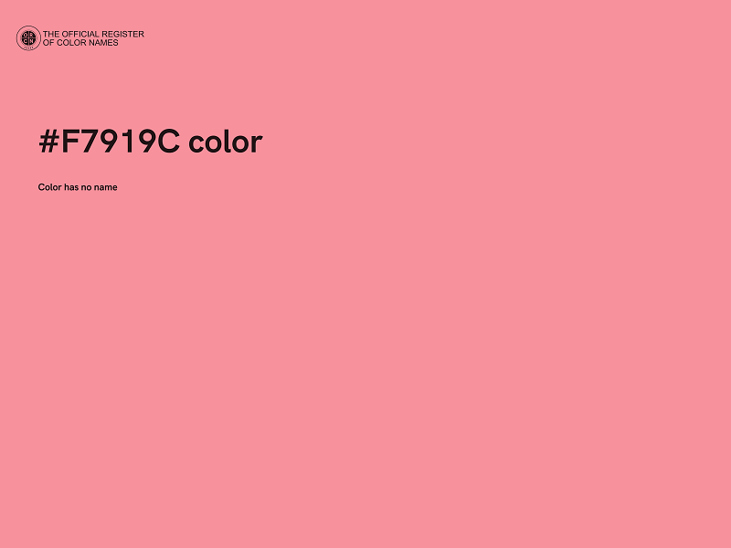 #F7919C color image