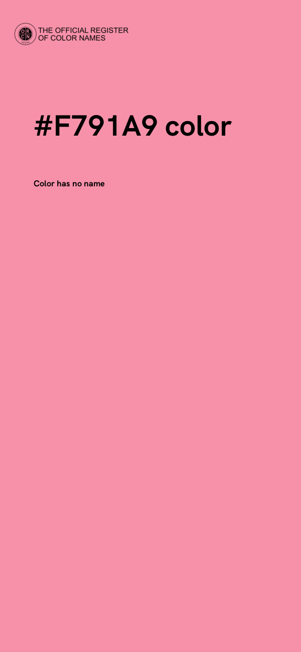 #F791A9 color image