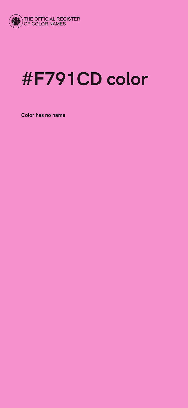 #F791CD color image