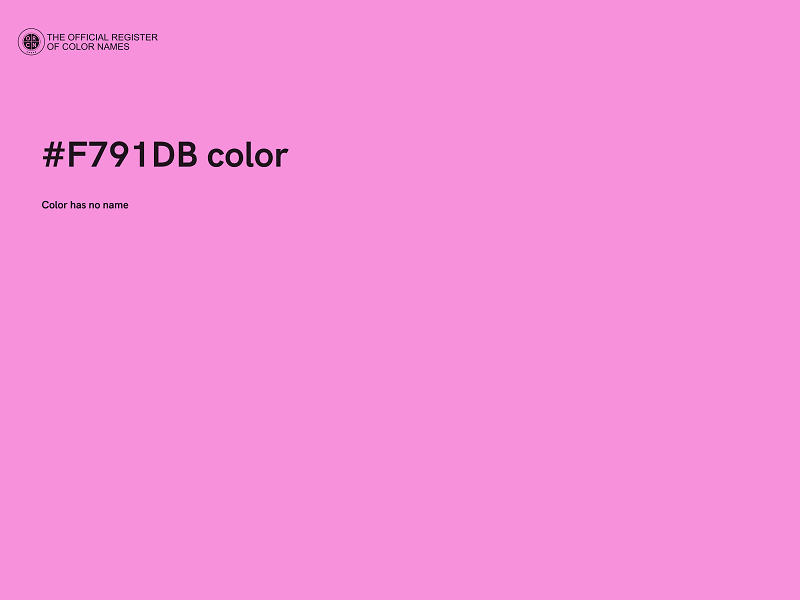 #F791DB color image