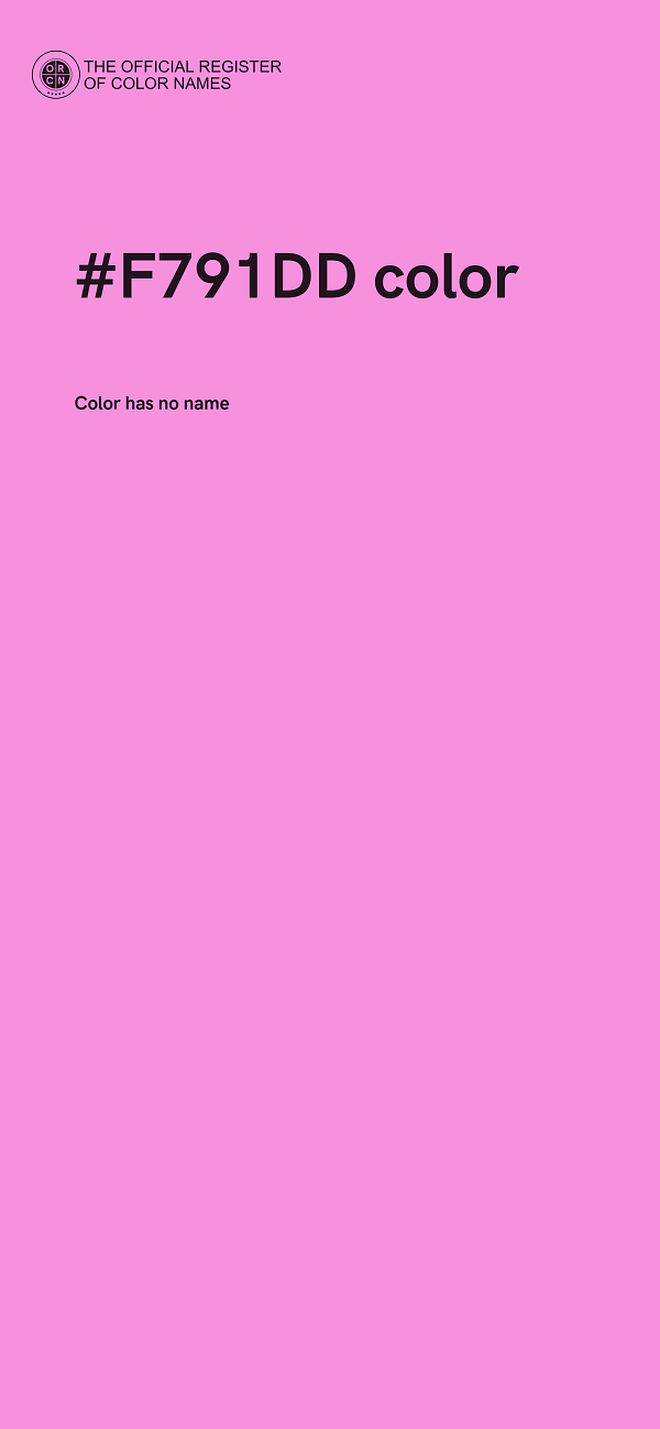 #F791DD color image