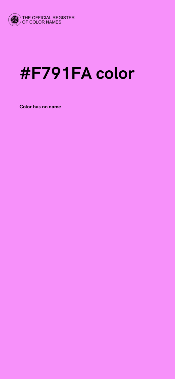 #F791FA color image