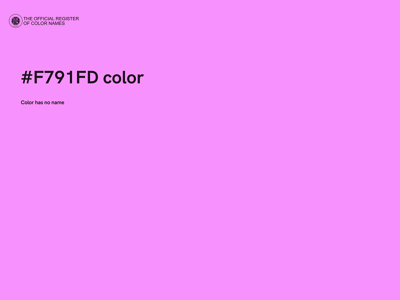 #F791FD color image