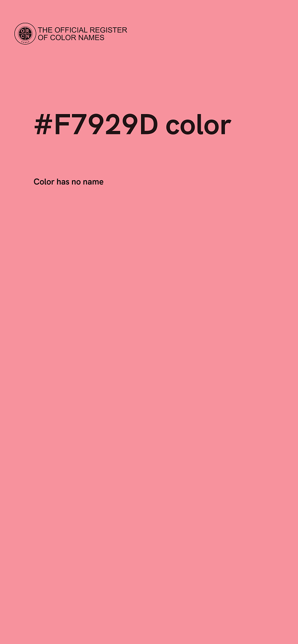 #F7929D color image