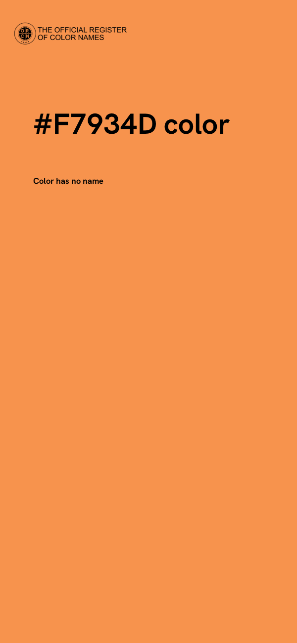 #F7934D color image