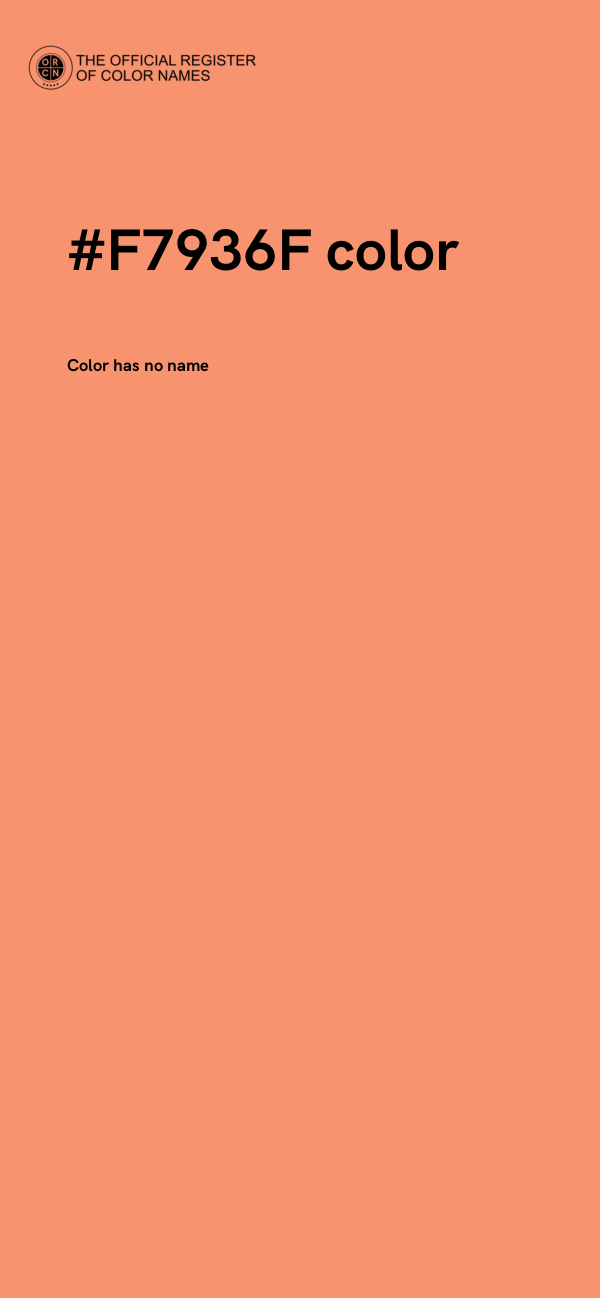 #F7936F color image