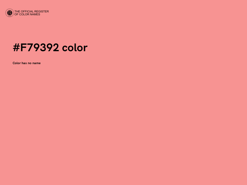 #F79392 color image
