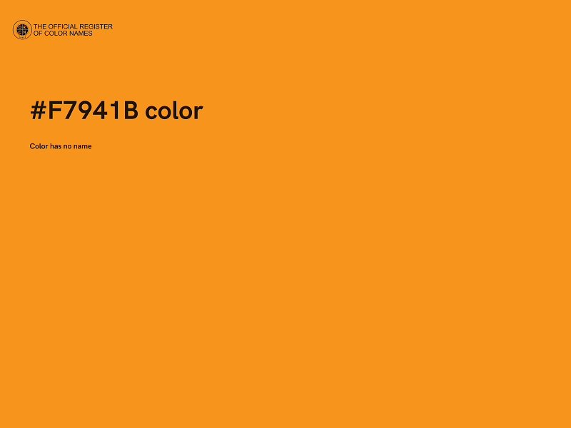 #F7941B color image