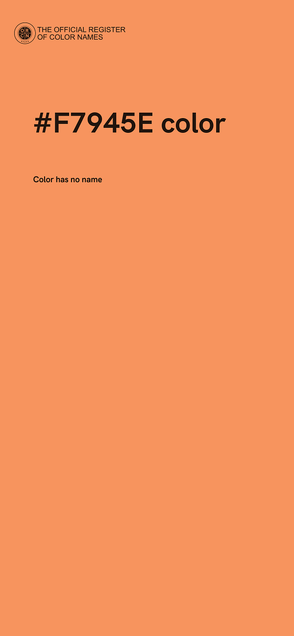 #F7945E color image
