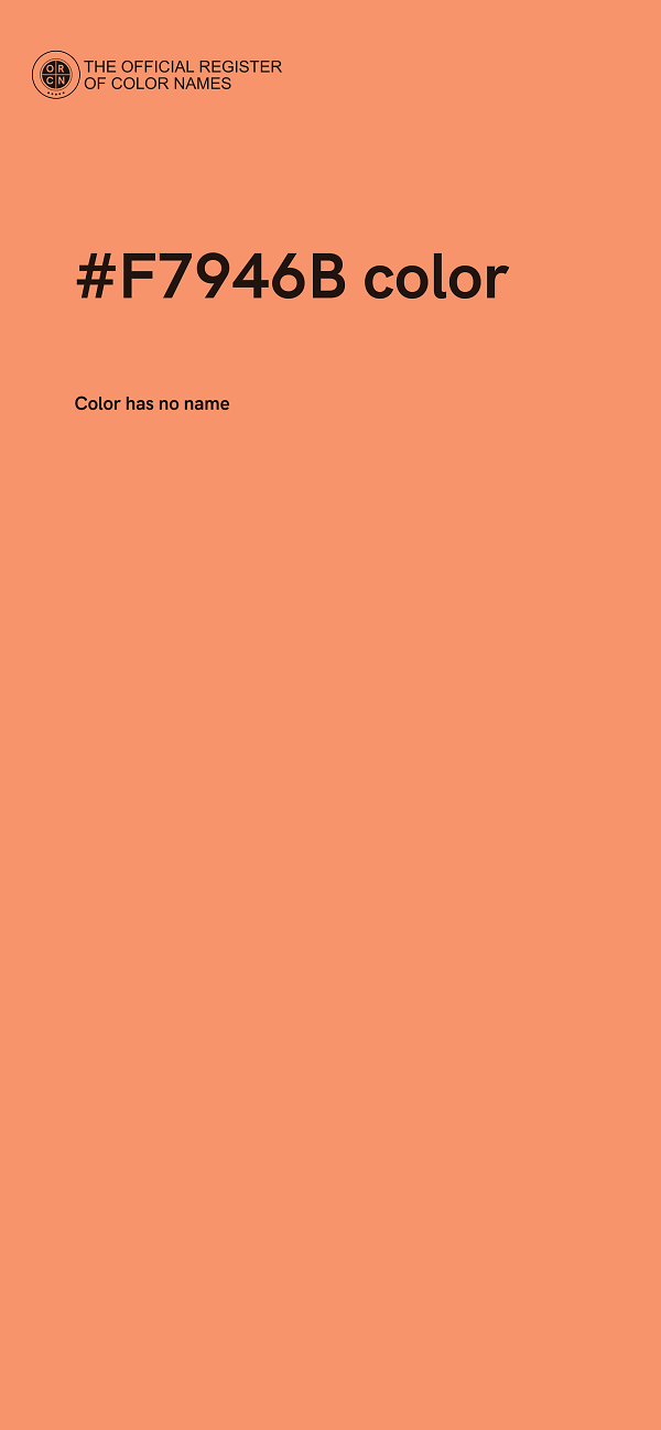 #F7946B color image