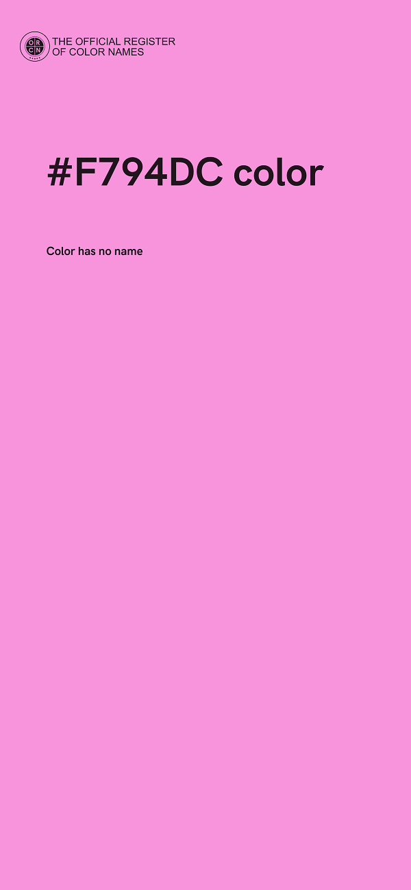 #F794DC color image