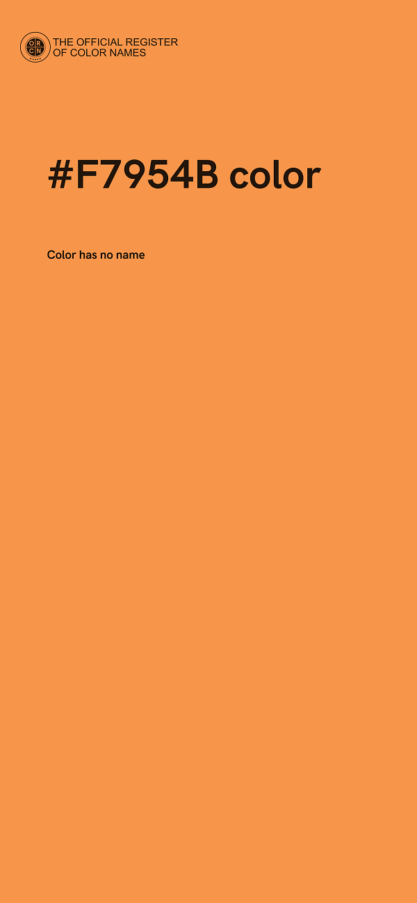 #F7954B color image