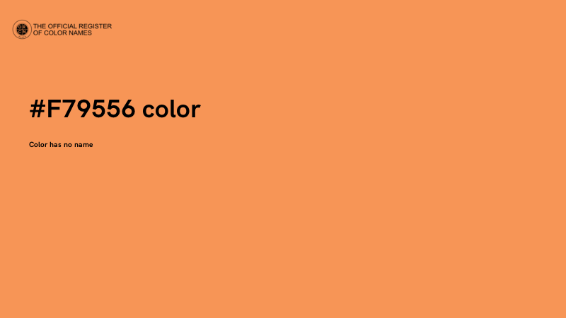 #F79556 color image
