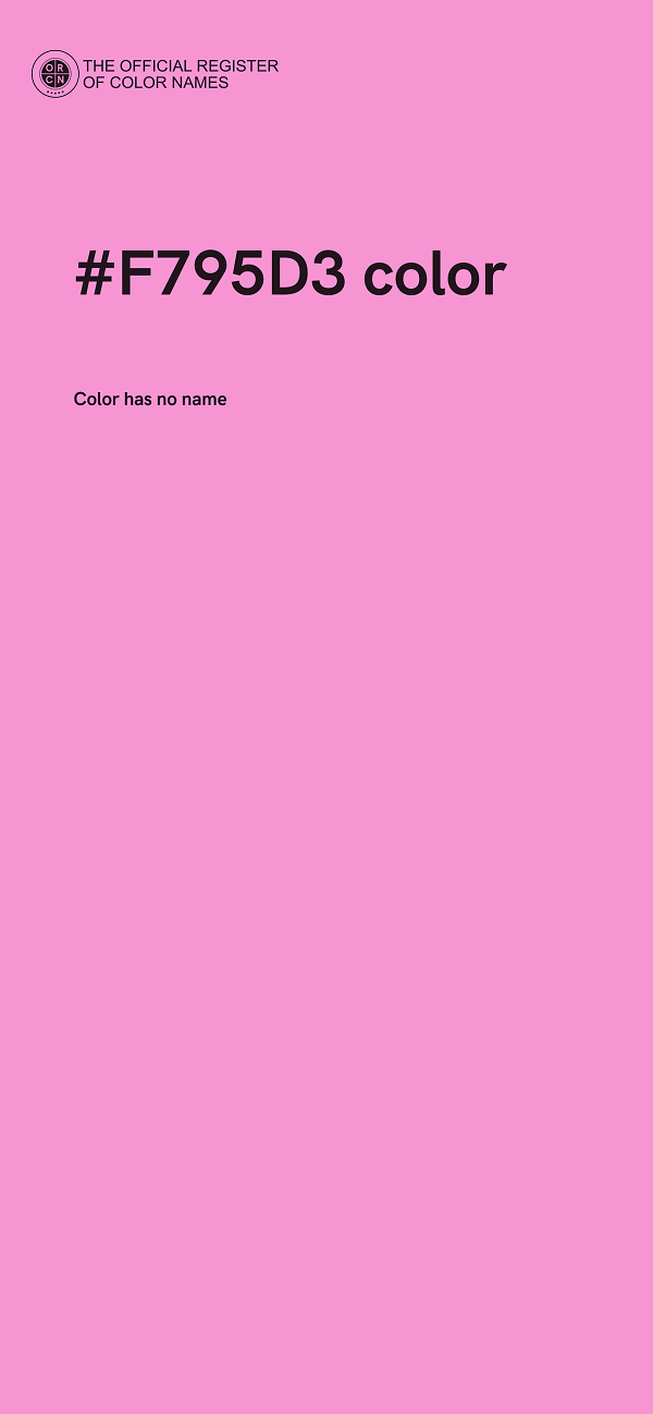 #F795D3 color image