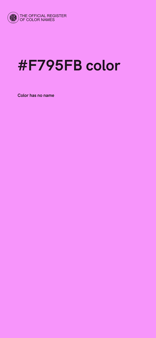 #F795FB color image