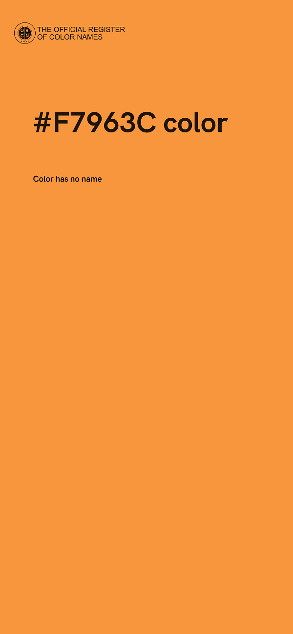 #F7963C color image