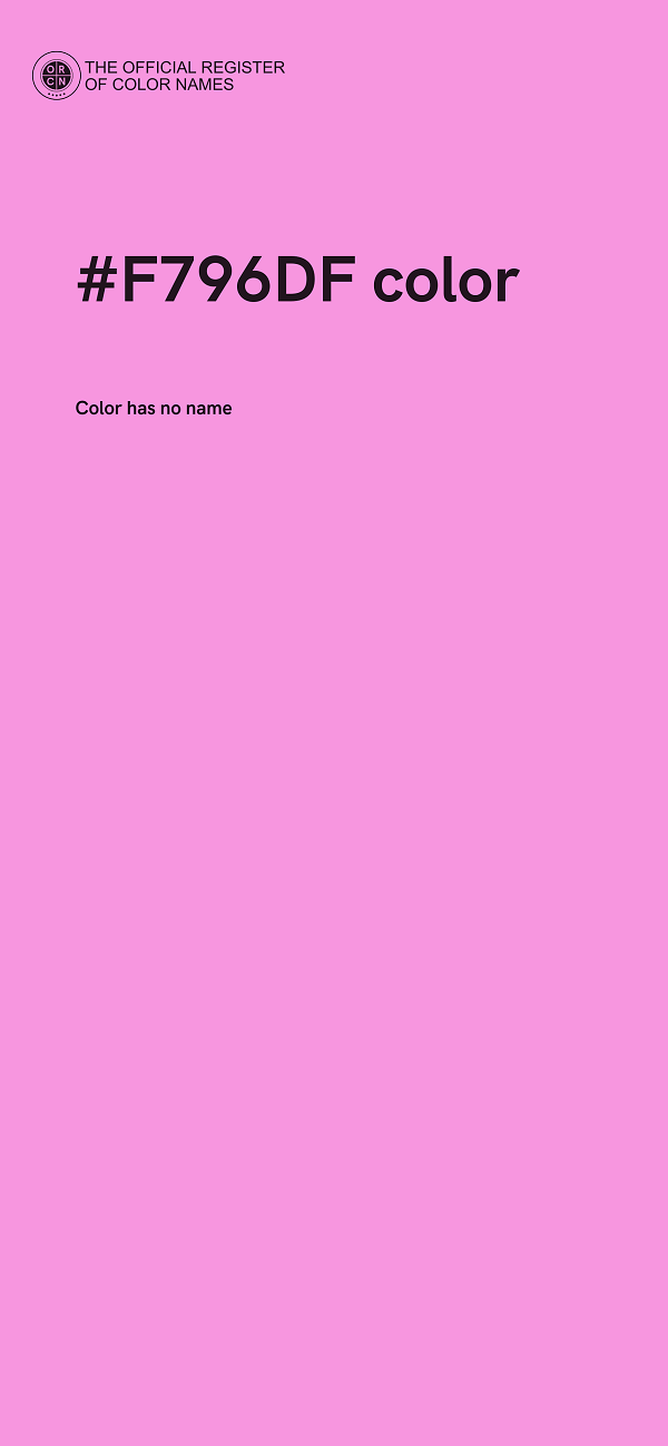 #F796DF color image