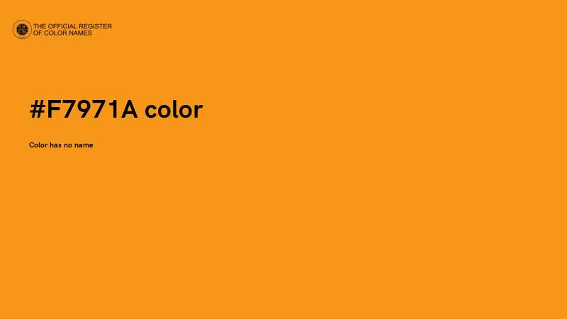 #F7971A color image