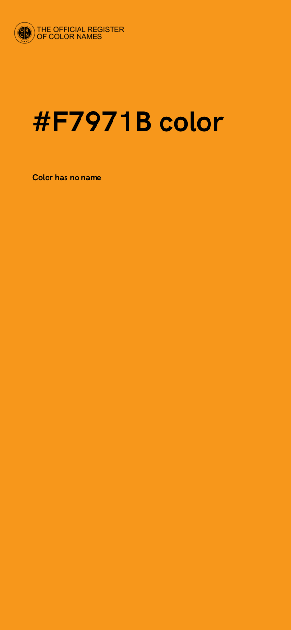 #F7971B color image