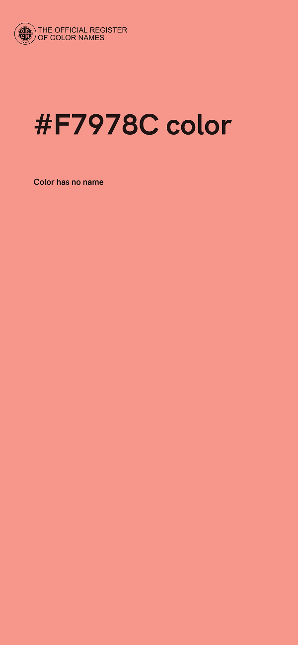 #F7978C color image