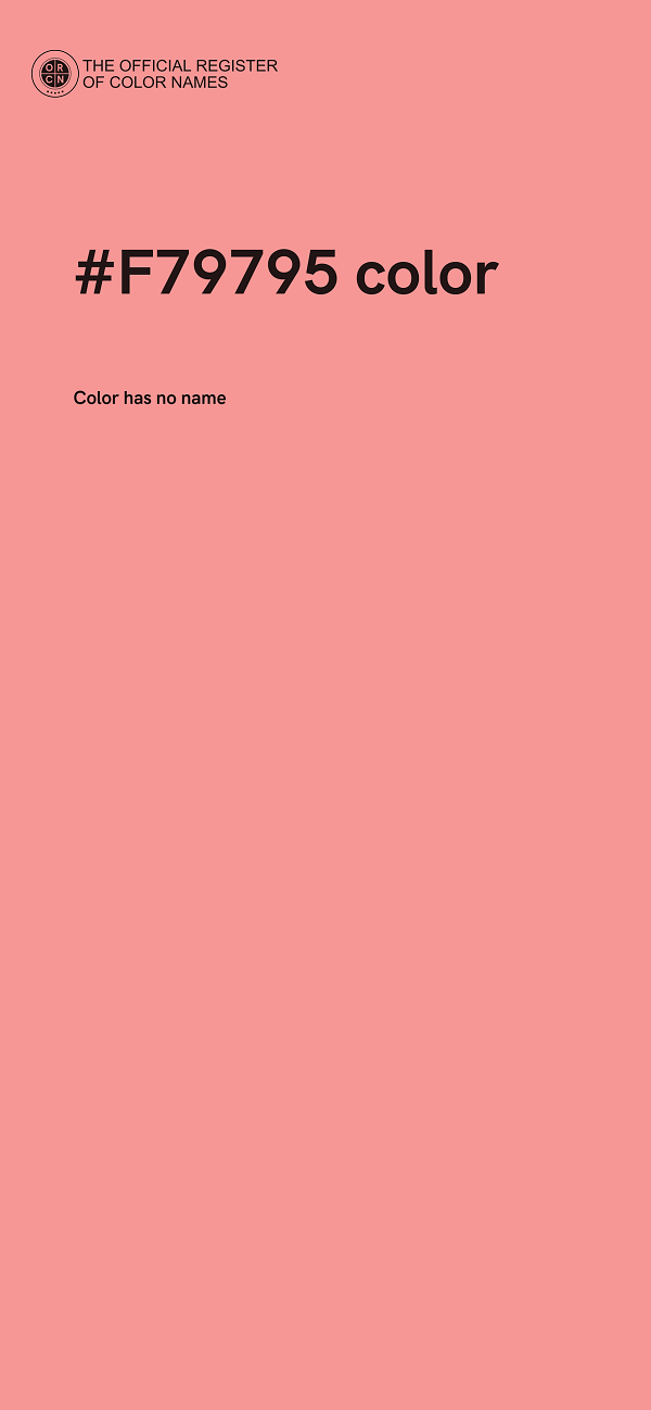 #F79795 color image