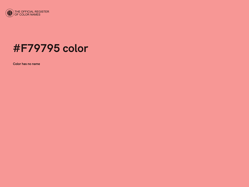 #F79795 color image
