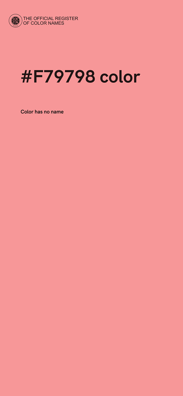 #F79798 color image