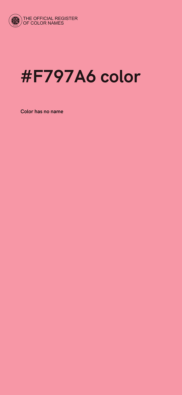 #F797A6 color image