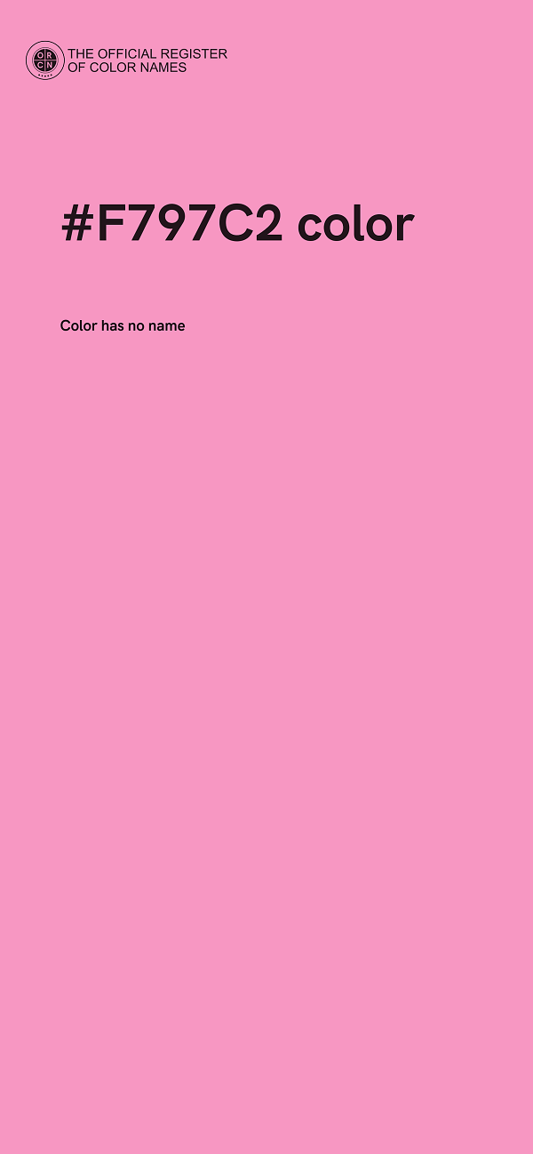 #F797C2 color image