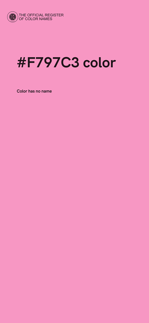 #F797C3 color image