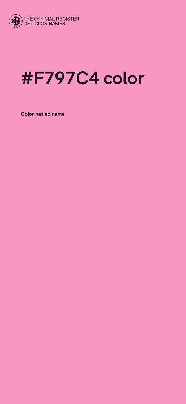 #F797C4 color image
