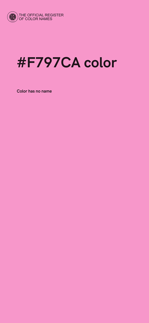 #F797CA color image