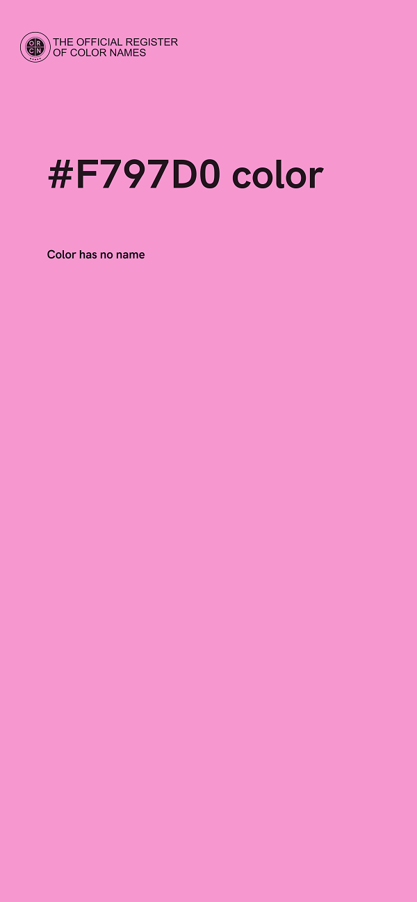 #F797D0 color image