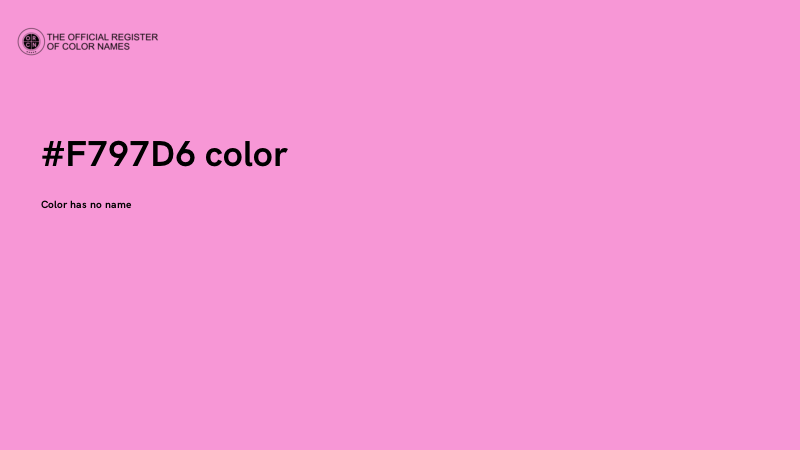 #F797D6 color image
