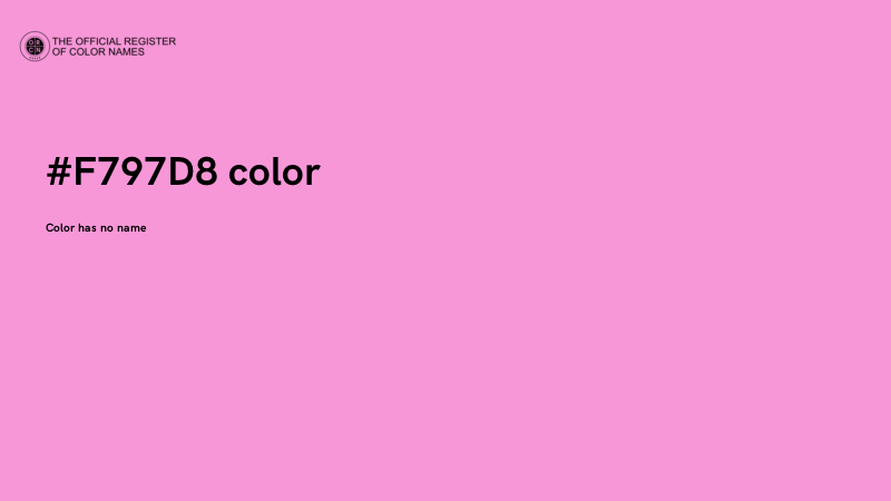 #F797D8 color image