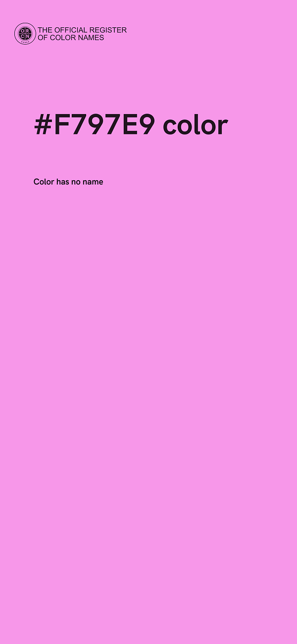 #F797E9 color image