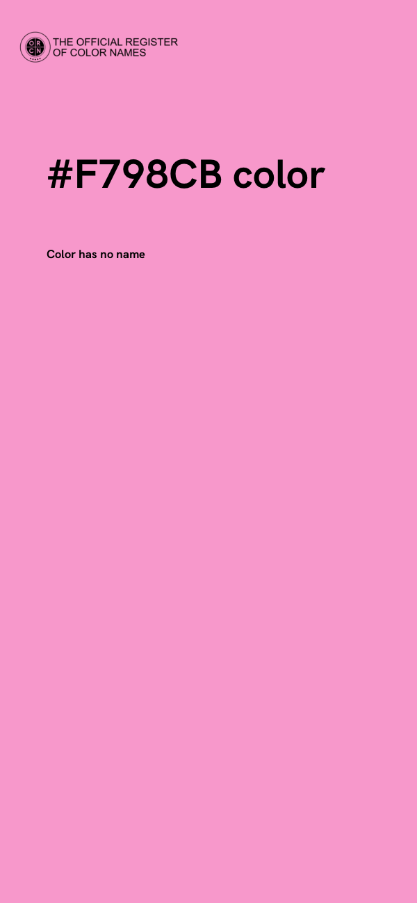 #F798CB color image