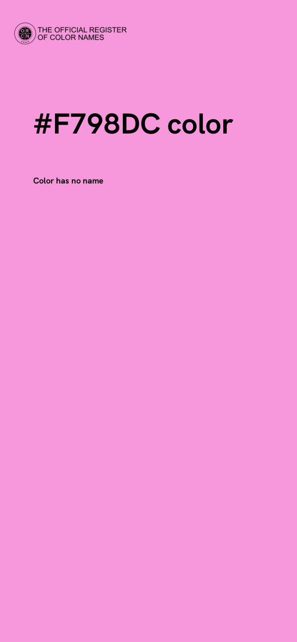 #F798DC color image
