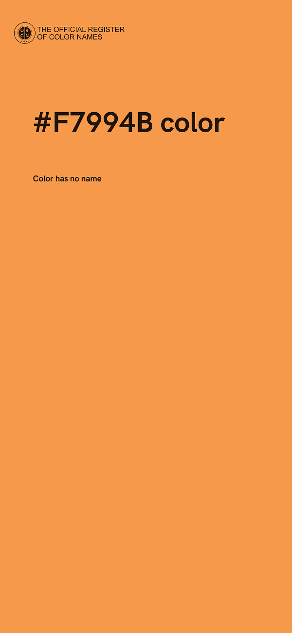 #F7994B color image
