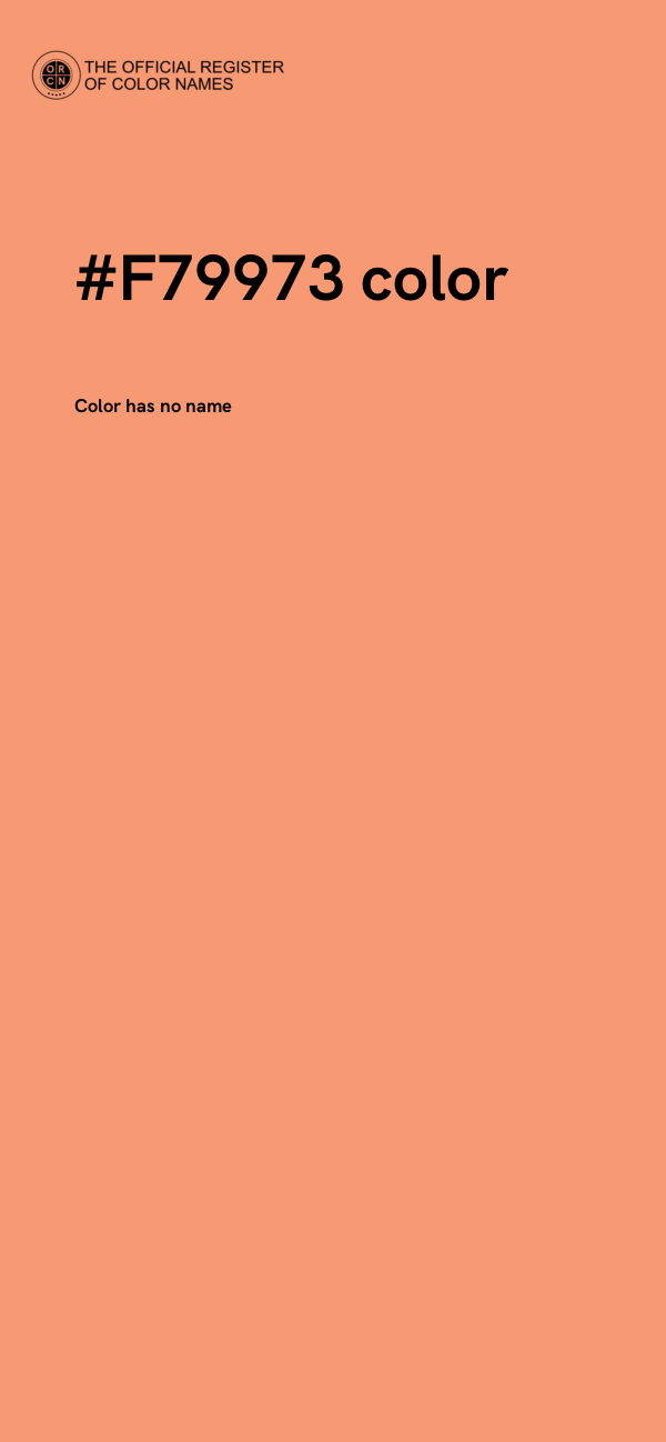 #F79973 color image