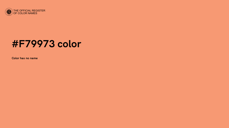 #F79973 color image