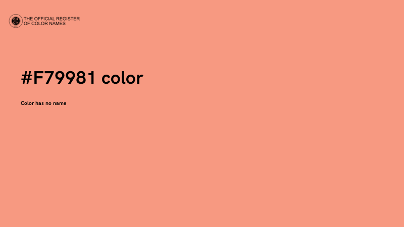 #F79981 color image