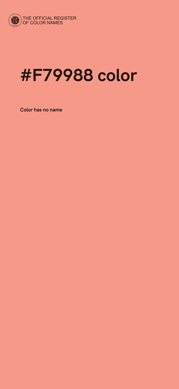 #F79988 color image